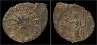 Roman antoninianus Tetricus I billon antoninianus Pax standing left