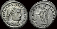 Roman follis Diocletian AE follis Genius standing left -
