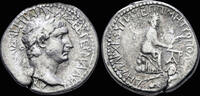 Kiliki tetradrachm Kilikia Tarsos Trajan AR tetradrachm city-goddess seated right -