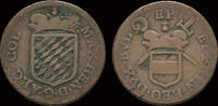 Southern Netherlands 1/2 liard Southern Netherlands Liege Maximilian Heinrich von Bayern 1/2 liard no year -