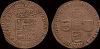 Southern Netherlands oord Southern Netherlands Namur Philip V oord (liard) 1709 -