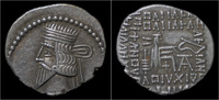 Parthia drachm Parthian Kingdom Vologases III AR drachm
