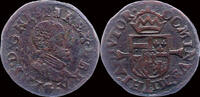 Southern Netherlands dubbele korte Southern Netherlands Brabant Philips II double korte Antwerp mint -