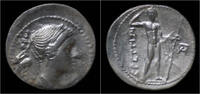 Bruttium drachm Bruttium The Bretti AR drachm