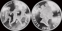 Cook Islands 5 dollar Cook Islands 5 dollar 1991- Worldcup football 1994 in USA -