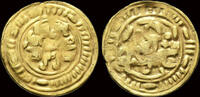 gold dinar AH 439-473 Islamic Sulayhids Ali Ibn Muhammad gold dinar VF+