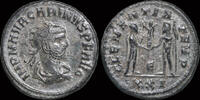 Roman antoninianus Carinus antoninianus emperor standing right -