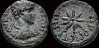 Moesia Inferior assarion Moesia Inferior Nicopolis ad Istrum Caracalla AE assarion nine-pointed star -
