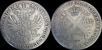 Austrian Netherlands 1/2 kroon Austrian Netherlands Maria-Theresia 1/2 kroon (couronne) 1767 -