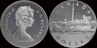 1984 Canada 1 dollar 1984 Toronto 1834-1984 proof in capsule