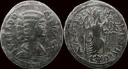AE24 193-217AD Pisidia Pisidia Antioch Julia Domna, Augusta AE24 Mên standing facing VF+