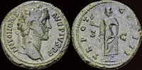 Roman AE As Antoninus Pius AE As Spes advancing left -