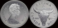 Canada 1 dollar Canada 1 dollar 1982- 100 years Regina -Bisonskull -