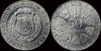 Austria 50 schilling Austria 50 schilling 1974- 125th anniversary of the Austrian police force -