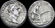 Kilikia tetradrachm Kilikia Tarsos Trajan AR tetradrachm city-goddess seated right -