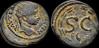Seleucis and Pieria AE21 Seleucis and Pieria Antioch Elagabalus AE21 large S-C in laurel wreath -