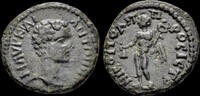 Moesia Inferior AE17 Moesia Inferior Nicopolis ad Istrum Caracalla AE17 Hermes standing left -