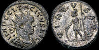 Roman antoninianus Tacitus silvered antoninianus Virtus standing left -