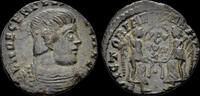 Roman centenionalis Decentius AE centenionalis two Victories holding wreath -