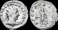 Roman antoninianus Valerian I AR antoninianus Spes advancing left -