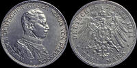 Germany 3 mark Germany Preussen Wilhelm II 3 mark 1914A -