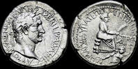 Kilikia tetradrachm Kilikia Tarsos Trajan AR tetradrachm city-goddess seated right -