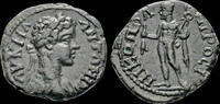 Moesia Inferior AE17 Moesia Inferior Nicopolis ad Istrum Caracalla AE17 Hermes standing -