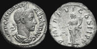 Roman denarius Severus Alexander AR denarius Aequitas standing facing -