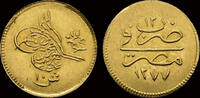 Egypt 5 piaster Egypt 5 piaster 1861 (1277AH) Abdul Aziz -