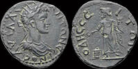 Moesia Inferior AE27 Moesia Inferior Odessos Caracalla AE27 Theos Megas standing to left -