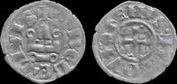 Crusader denier Crusader Athens Willian de la Roche/minority Guy II de la Roche billon denier -