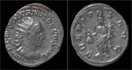 Roman antoninianus Trajan Decius AR antoninianus Uberitas standing left