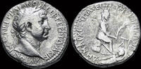 Kilikia tetradrachm Kilikia Tarsos Trajan AR tetradrachm city-goddess seated right -