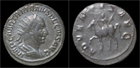 Roman antoninianus Trajan Decius AR antoninianus Decius on horse