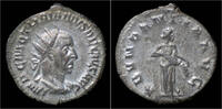 Roman antoninianus Trajan Decius AR antoninianus Abundantia standing right