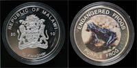 10 kwacha 2010 Malawi Malawi- 10 kwacha 2010- Endangered frogs- Purple frog. PP