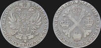 Austrian Netherlands 1/2 kroon Austrian Netherlands Maria-Theresia 1/2 kroon (couronne) 1764 -