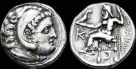 Macedonian Kingdom drachm Macedonian Kingdom Antigonos I Monophthalmos AR drachm -