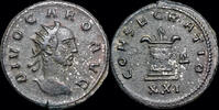 Roman antoninianus Divus Carus AE antoninianus Consecratio -