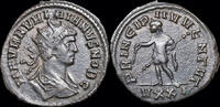 Roman antoninianus Numerian billon antoninianus Numerian standing right. -
