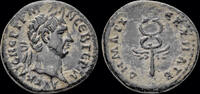 Seleucis and Pieria AE semis Seleucis and Pieria Antioch Trajan AE semis winged caduceus -