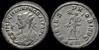 Roman antoninianus Probus billon antoninianus Mars walking to right -