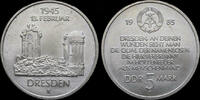 DDR 5 mark DDR 5 mark 1985 Ruine der Frauenkirche Dresden -