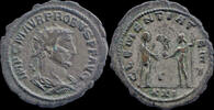 Roman antoninianus Probus billon antoninianus emperor standing right -
