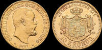 Sweden 10 kronen Sweden Oskar II 10 kronen 1901 -