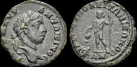 Thrace assarion Thrace Philippopolis Elagabalus AE assarion Dionysos standing left -