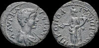 Moesia Inferior AE assarion Moesia Inferior Nicopolis ad Istrum Geta, as Caesar AE assarion Tyche standing -