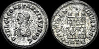 Roman AE silvered follis Constantine II, as Caesar AE silvered follis campgate -