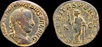 Roman sestertius Gordian III AE sestertius Securitas standing facing -