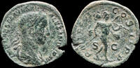 Roman sestertius Severus Alexander AE sestertius Mars walking right -